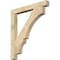 Ekena Millwork Balboa Block Rough Sawn Bracket, Douglas Fir, 4"W x 38"D x 42"H BKT04X38X42BOA05RDF - alternate 1